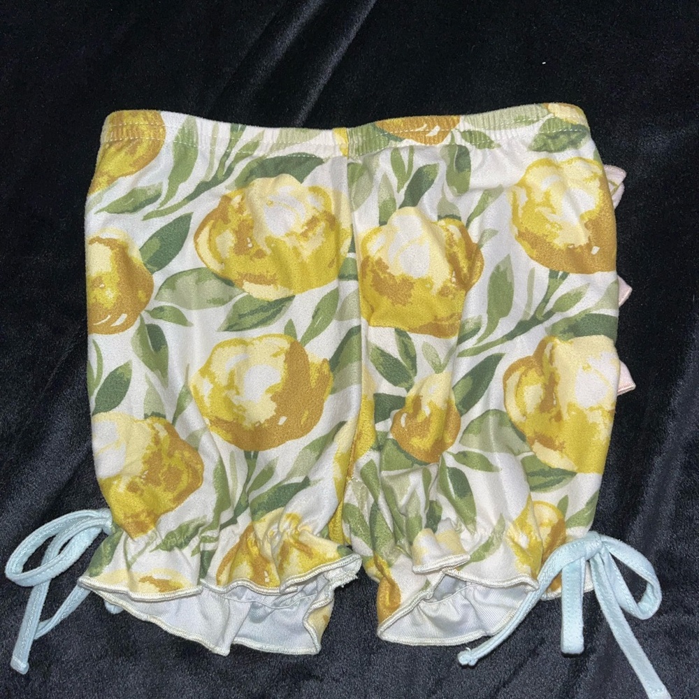 SweetHoney Lemon Print Kids Shorts